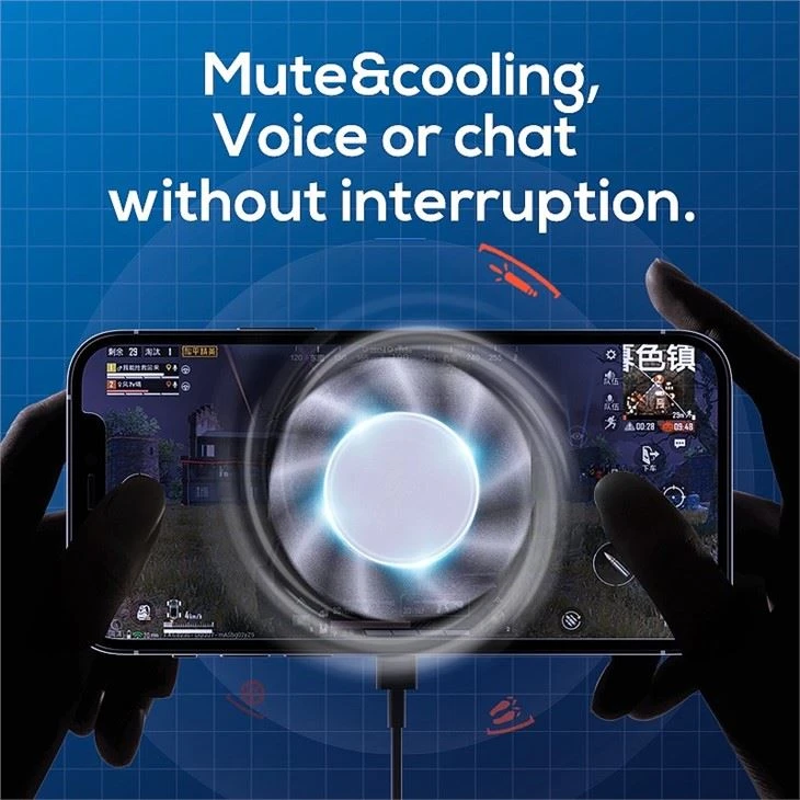 MEMO CX02 Phone Cooler With Wireless Charger