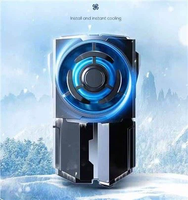 Rechargeable Phone Cooler With 1200mAh Battery