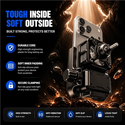MEMO GW08 Semiconductor Cooling Anti-Vibration Handlebar Phone Holder